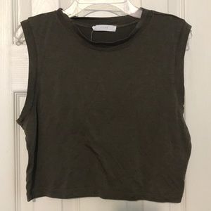 Lush Cropped Muscle Tank